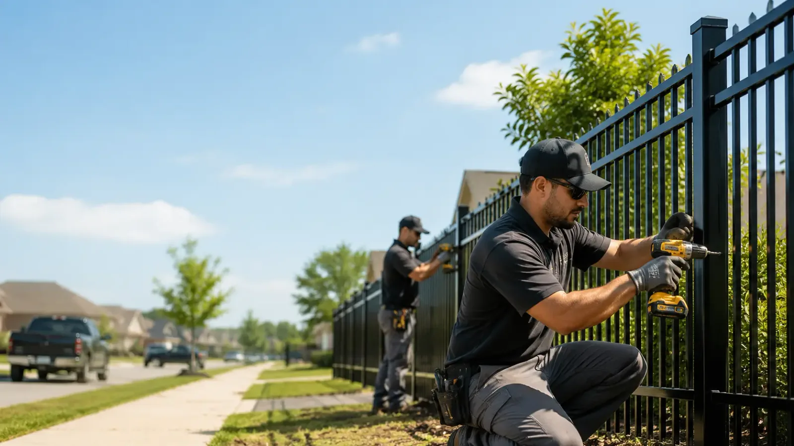 Metal Fence Installation in Lexington, TX